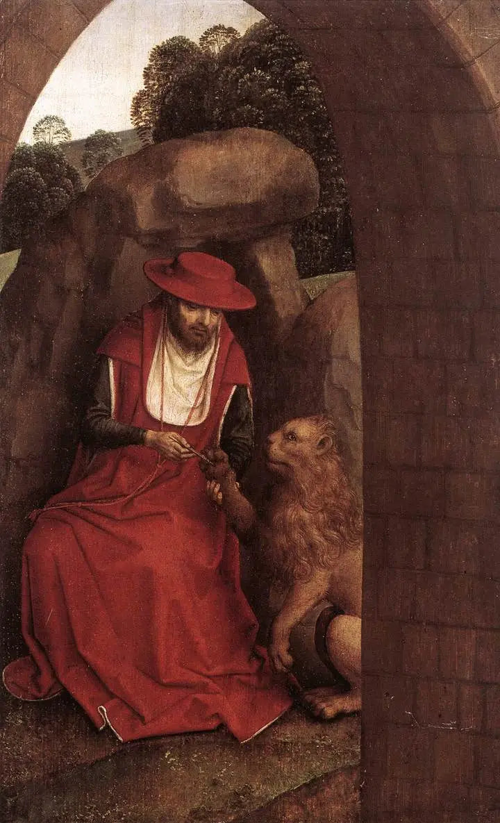 San Girolamo e il Leone - Hans Memling