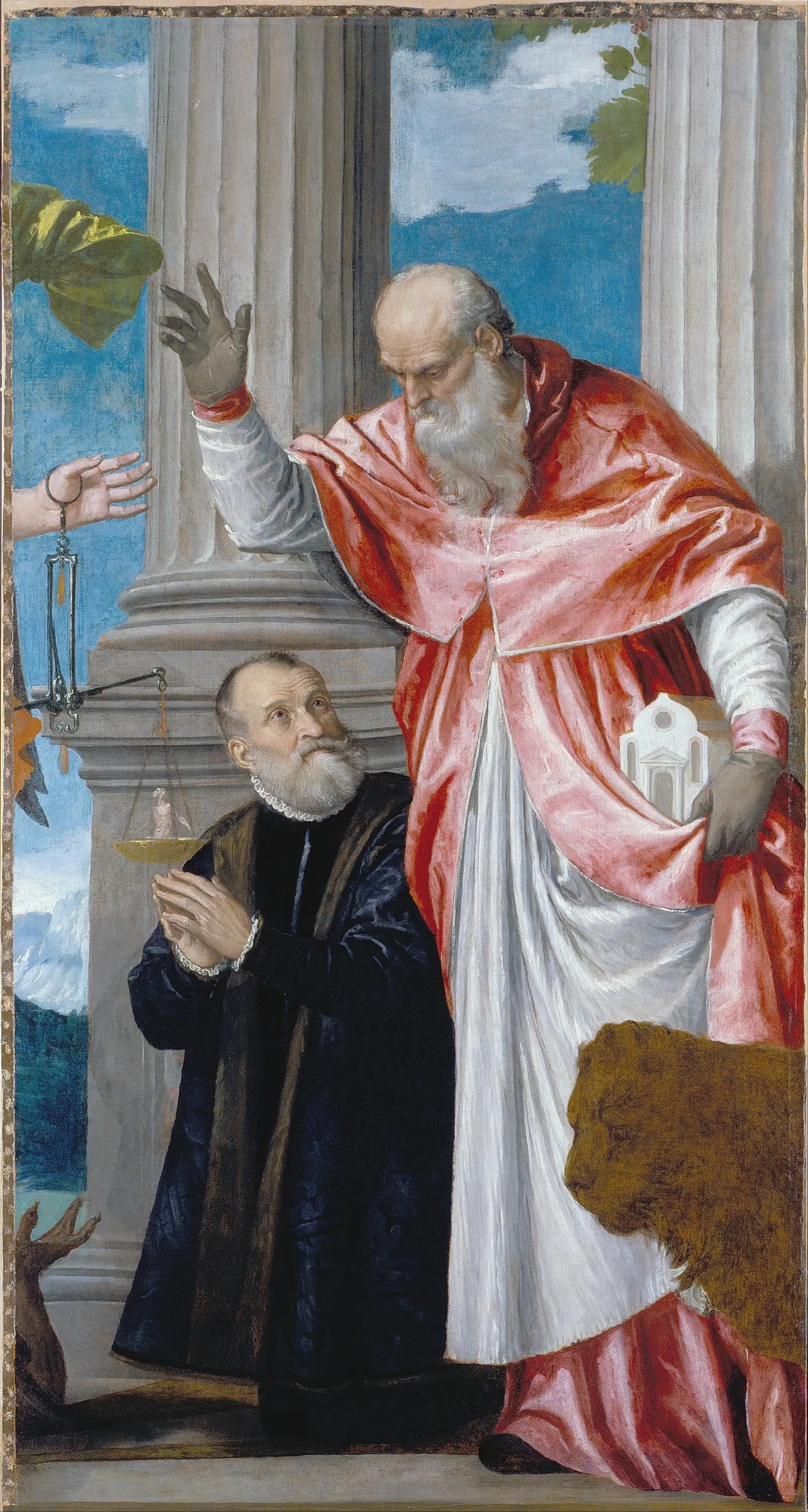 Saint Jérôme et un donateur - Paul Véronèse - Alpha Reproduction