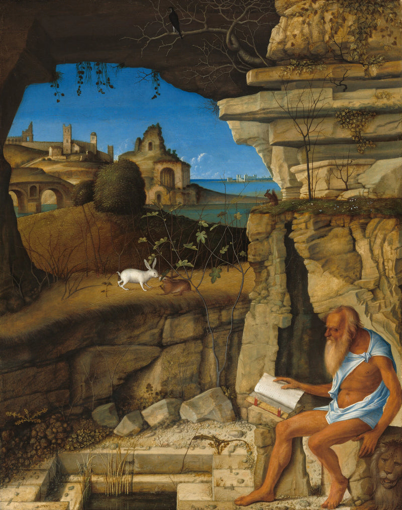 Saint Jérôme lisant - Giovanni Bellini