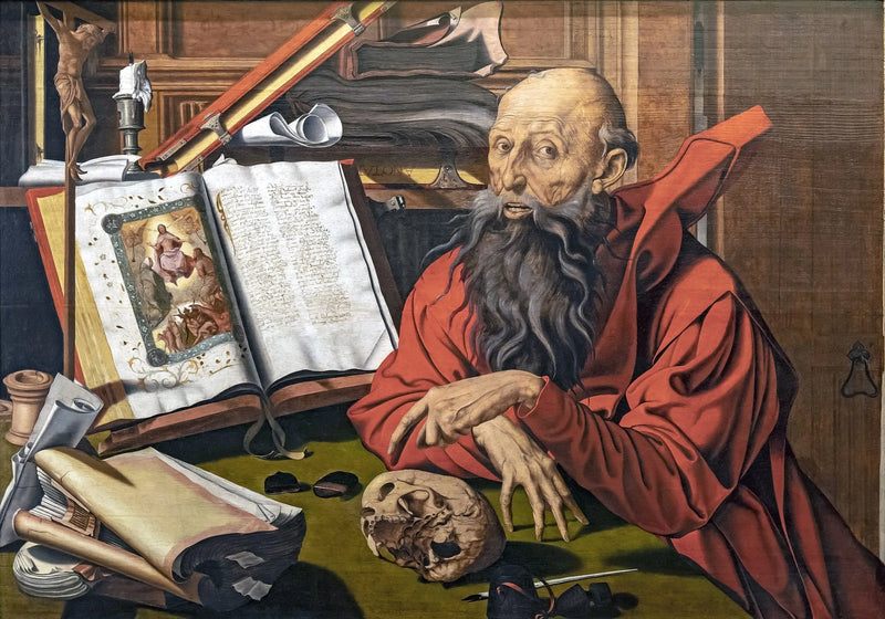San Girolamo in meditazione - Marinus van Reymerswale