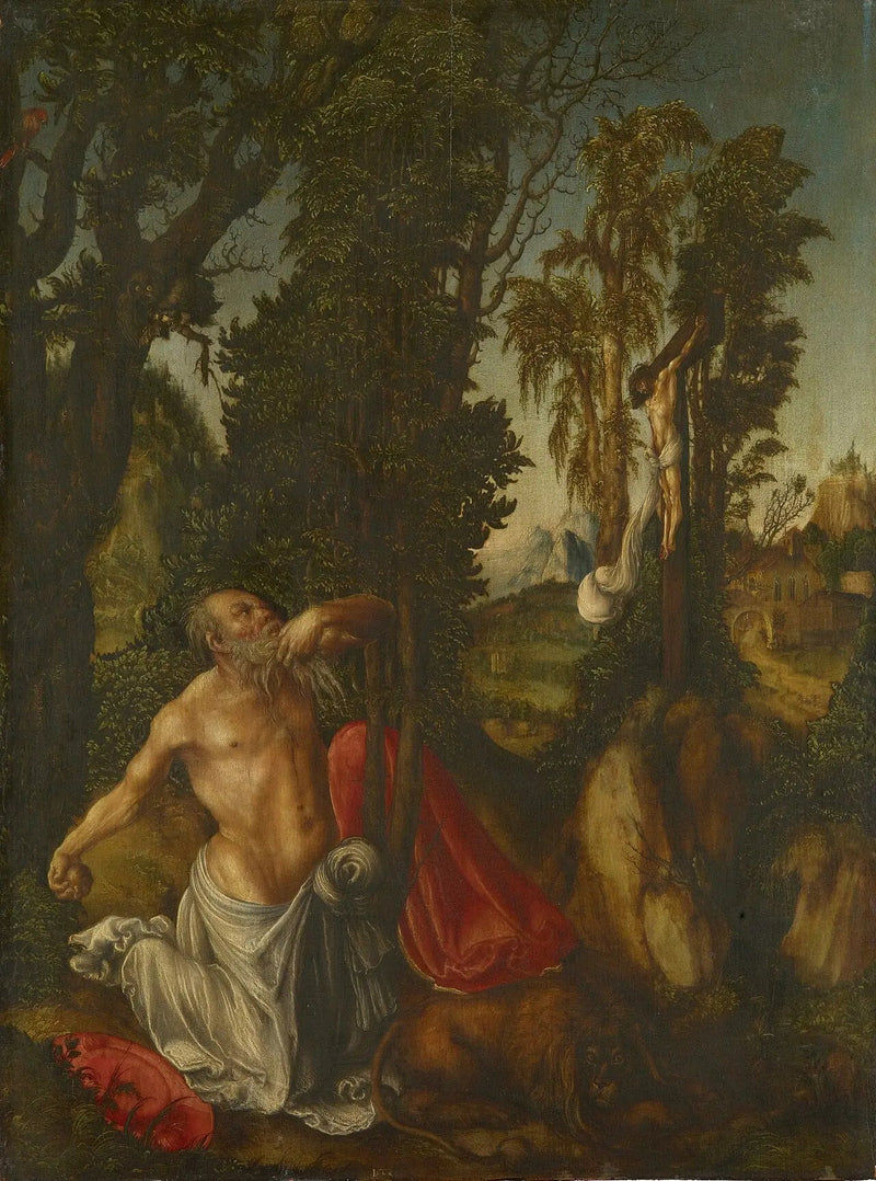 San Girolamo penitente - Lucas Cranach il Vecchio
