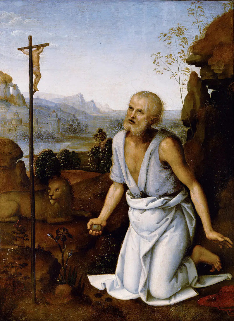 San Girolamo penitente - Pietro Perugino