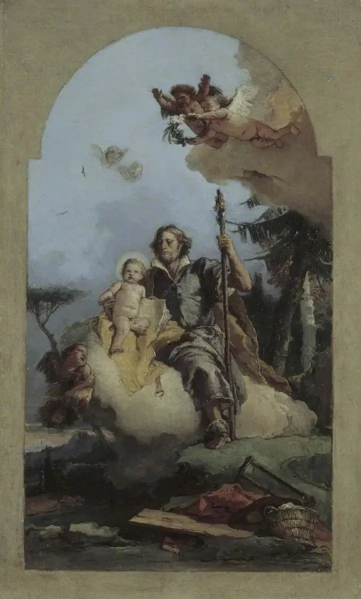San Giuseppe con il Bambino Gesù - Giovanni Battista Tiepolo