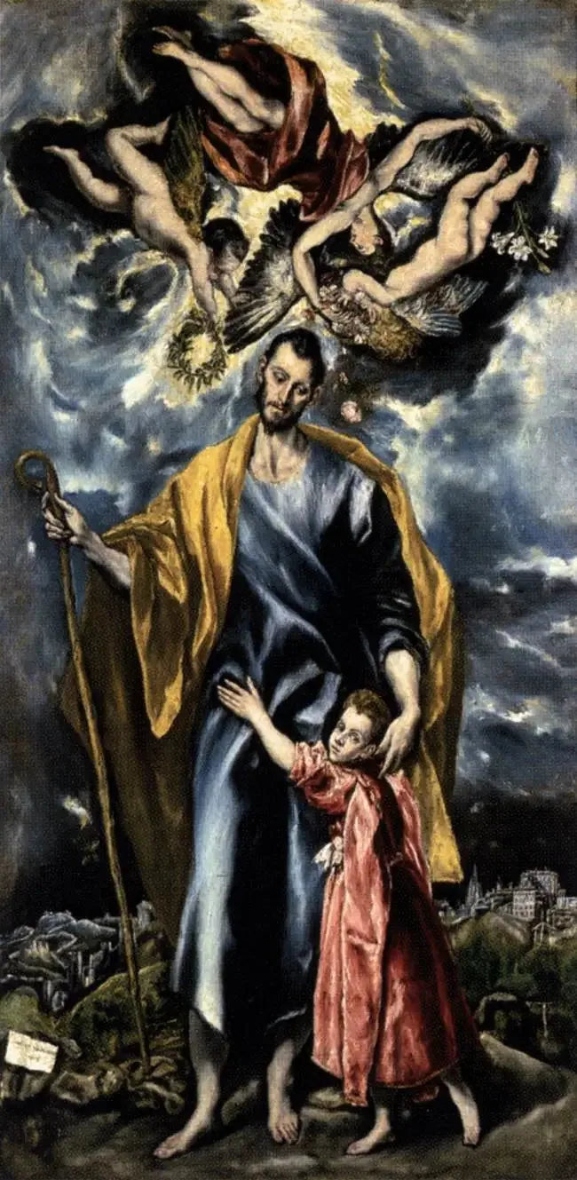 San Giuseppe e il Bambino Gesù (Capella di San Giuseppe) - El Greco
