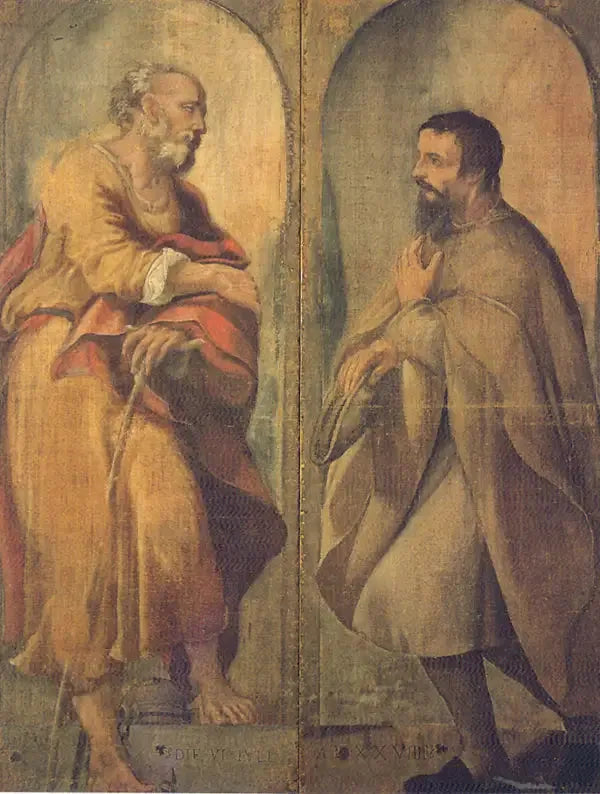 San Giuseppe e un devoto - Antonio da Correggio