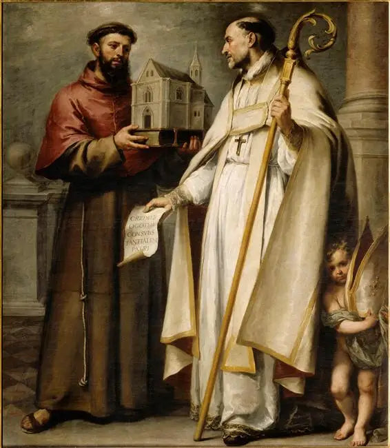 Sant'Leandro e San Bonaventura - Bartolomé Esteban Murillo