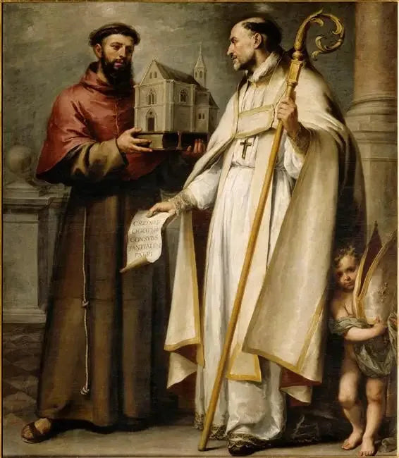 Sant'Leandro e San Bonaventura - Bartolomé Esteban Murillo