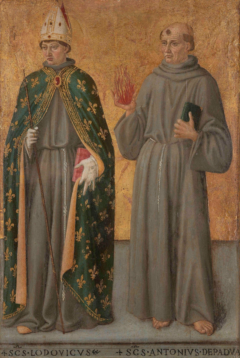 Saint Louis de Toulouse e Sant'Antonio da Padova - Cosimo Rosselli