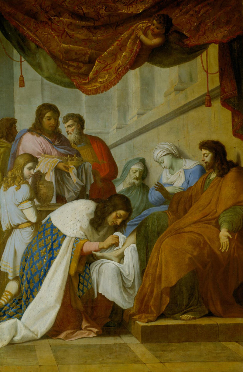 Sant'Louis che cura i malati - Eustache Le Sueur