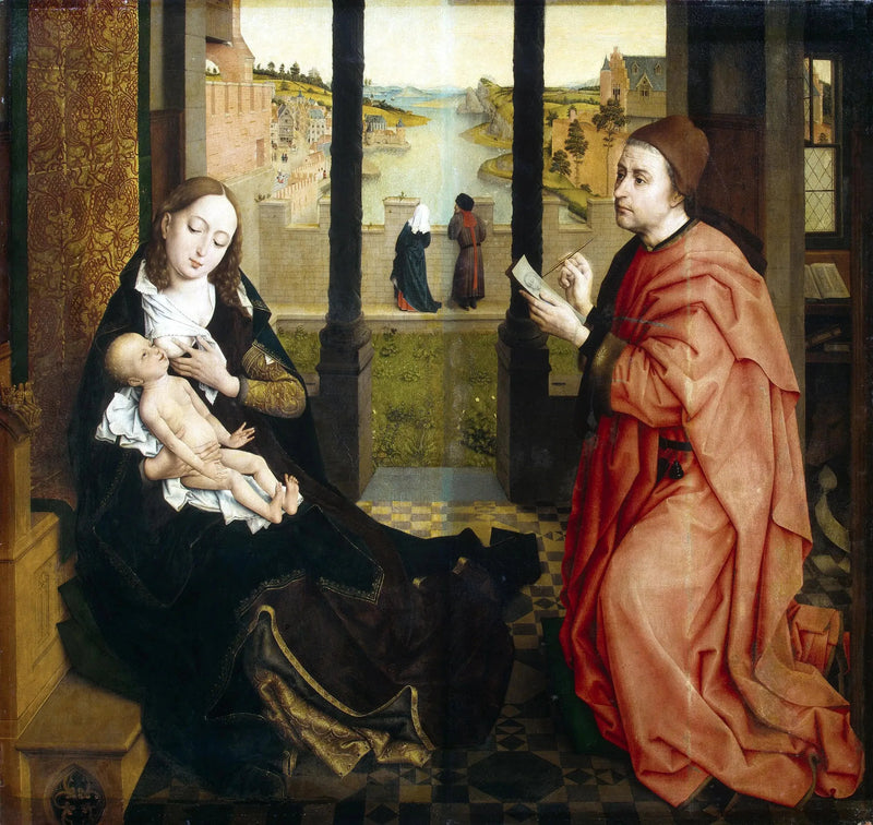 San Luca che disegna la Vergine - Rogier van der Weyden