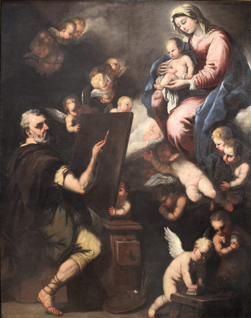 San Luca che dipinge la Vergine - Luca Giordano