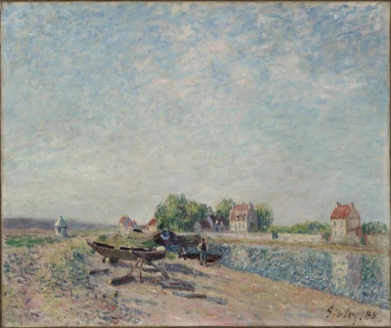 Saint-Mammès, canale del Loing - Alfred Sisley