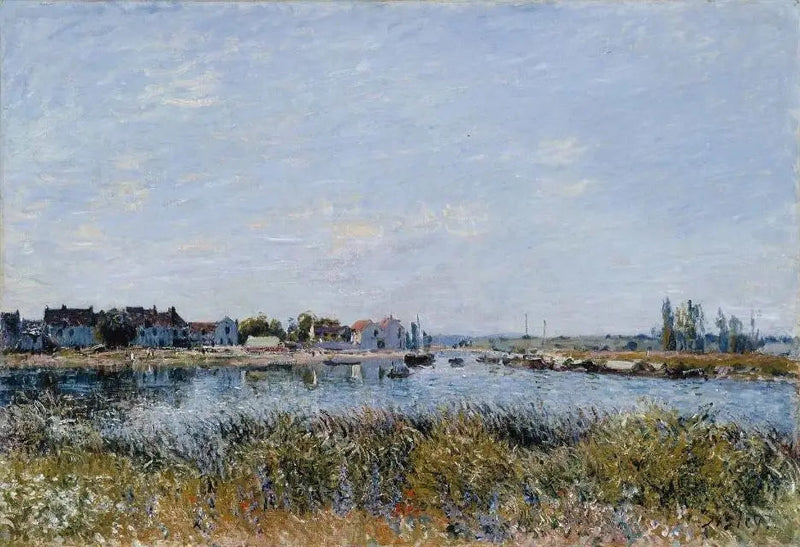 Saint-Mammès, al mattino - Alfred Sisley