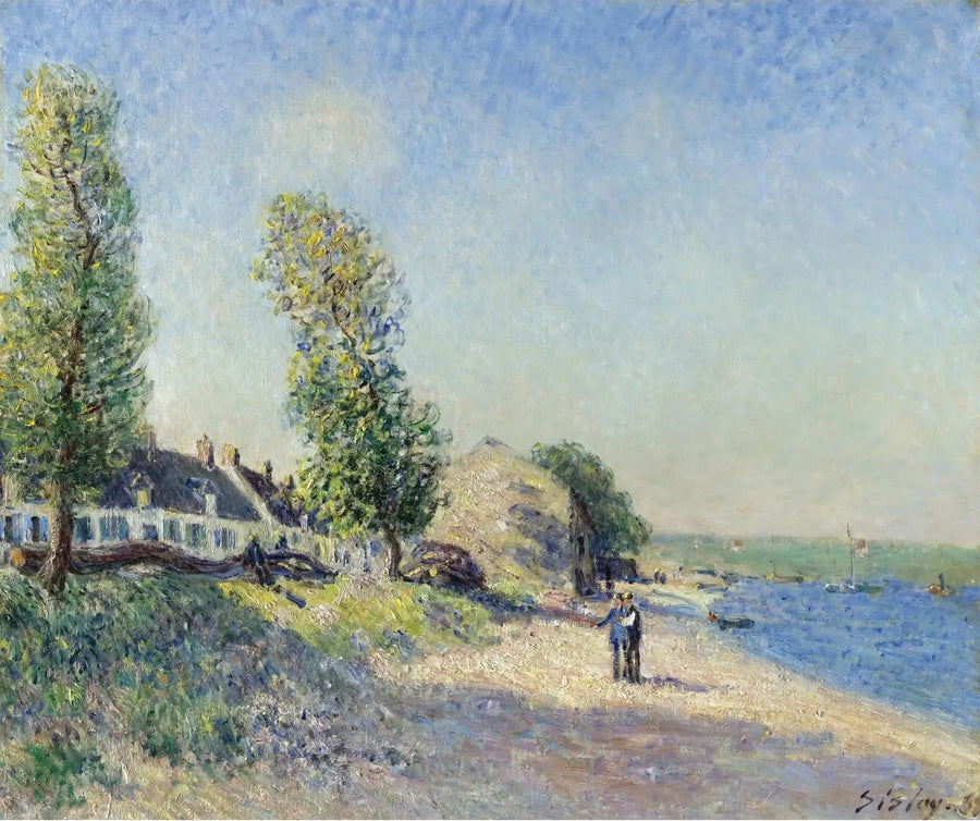 Saint-Mammès al mattino - Alfred Sisley