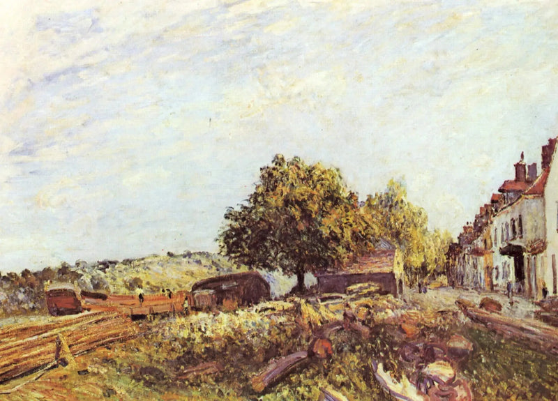 Saint-Mammès al mattino - Alfred Sisley