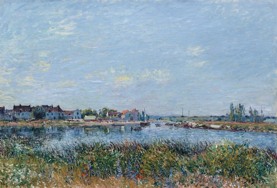 Saint-Mammès al mattino - Alfred Sisley