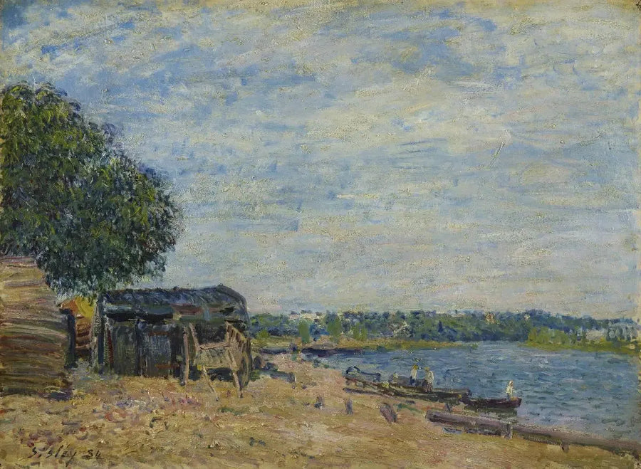 Saint-Mammès. Paesaggio - Alfred Sisley