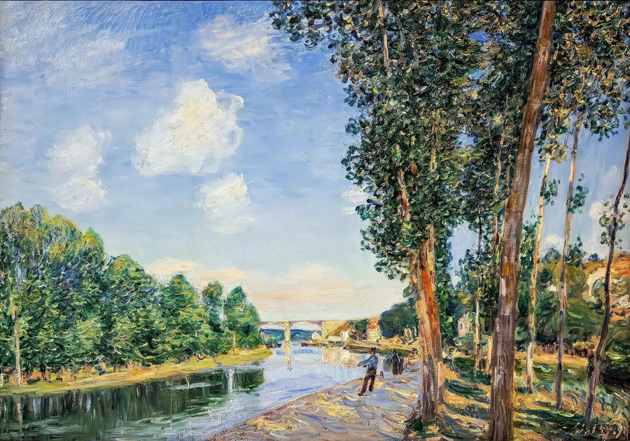 Saint-Mammès, sole di giugno - Alfred Sisley