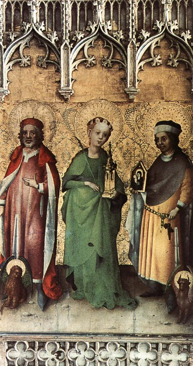 San Marco, Santa Barbara e San Luca - Stefan Lochner