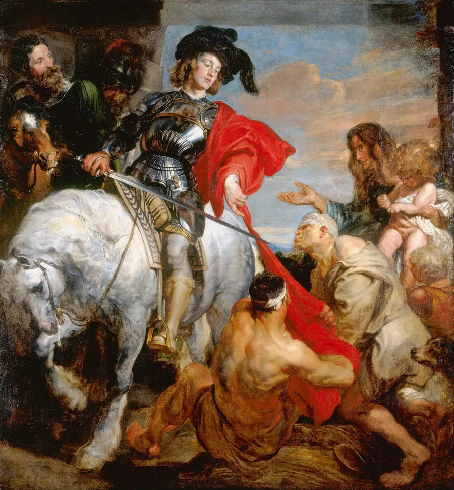 San Martino che divide il suo mantello - Antoine van Dyck