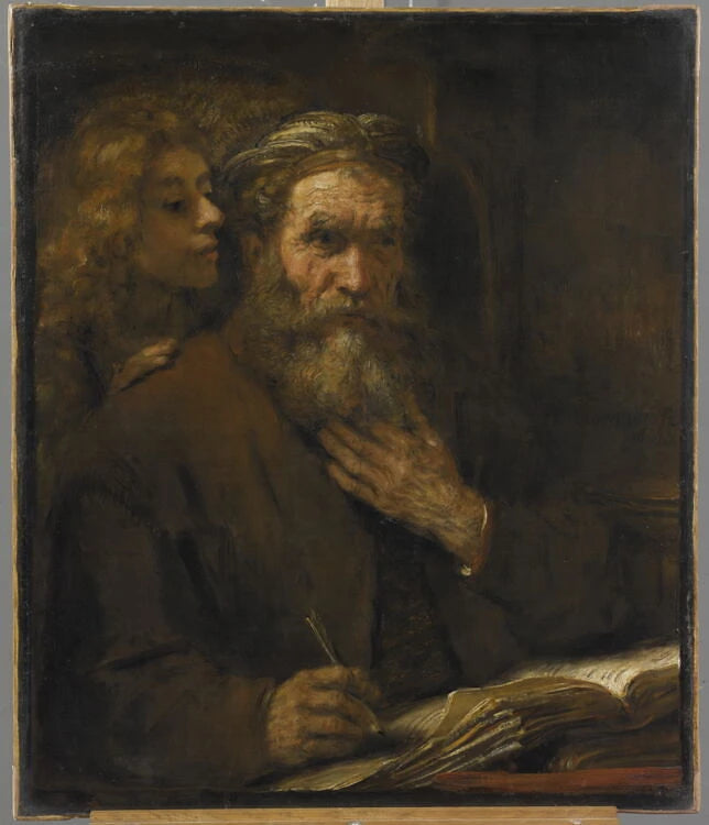 Saint Matthieu et l'Ange - Harmensz. van Rijn Rembrandt