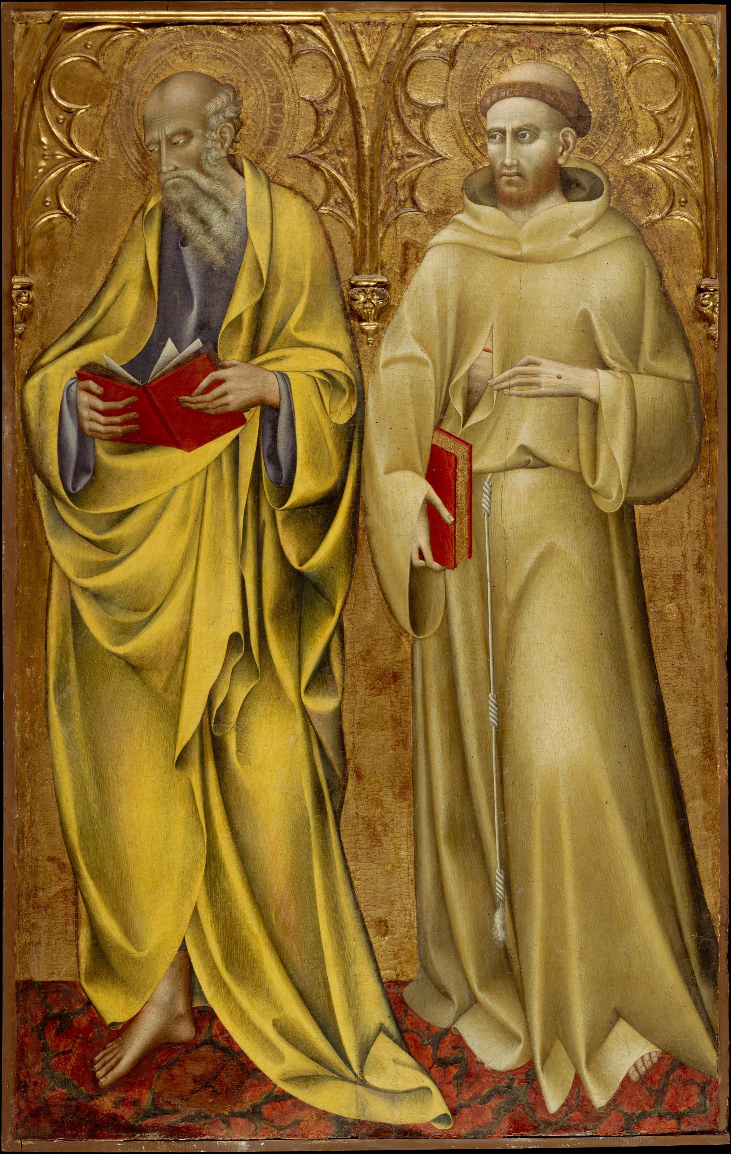 Saint Matthieu et Saint François - Giovanni di Paolo - Alpha Reproduction