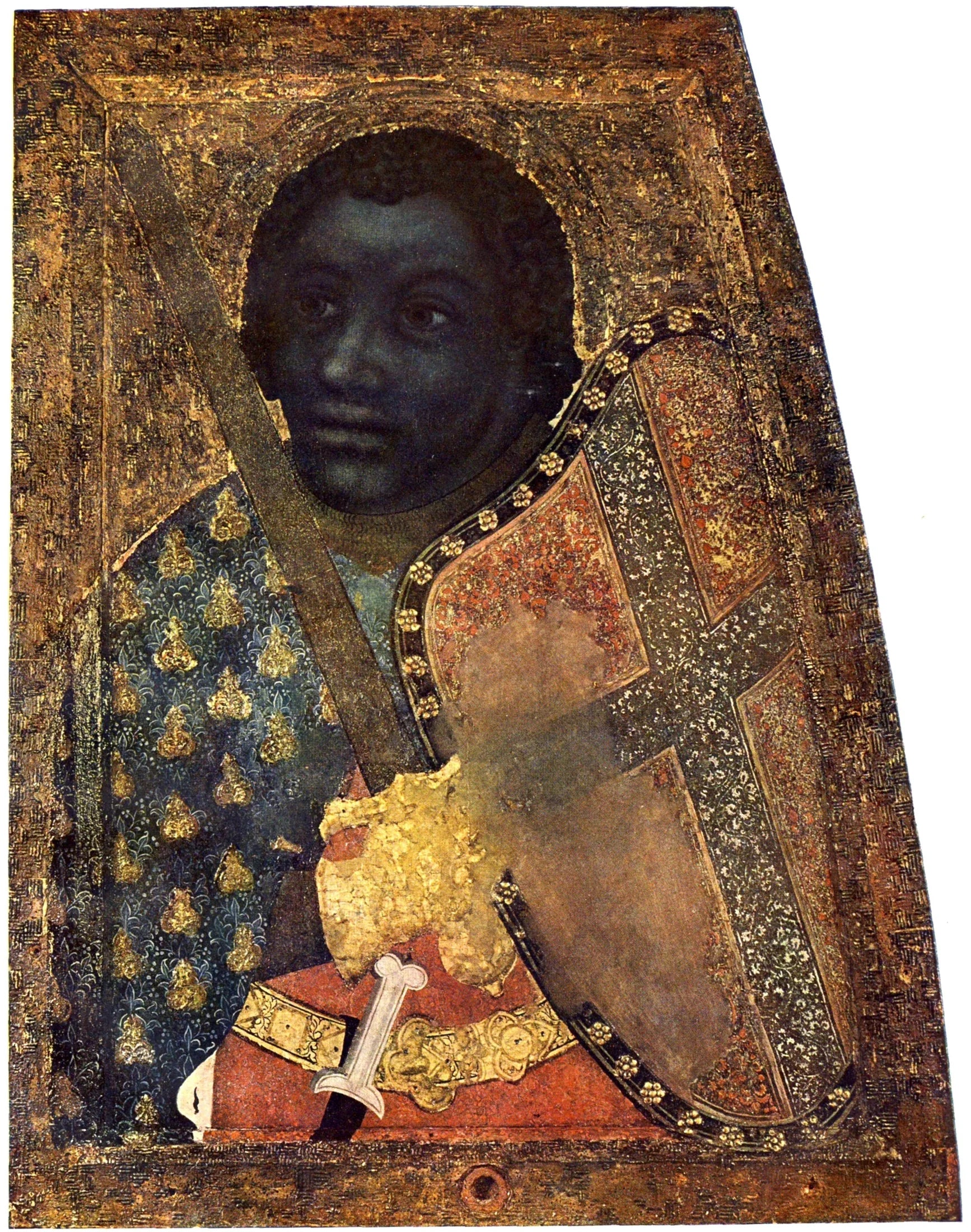 Saint Maurice - Theodoric of Prague image 1 reproduction artisanale de tableau