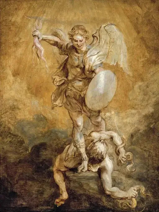 San Michele che sottomette Lucifero - Peter Paul Rubens