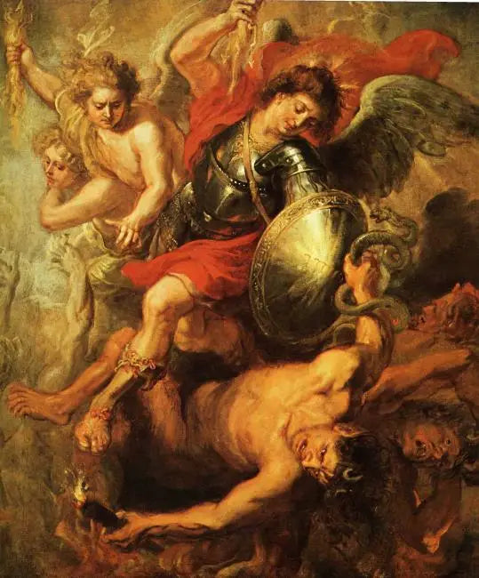 San Michele che sconfigge gli angeli ribelli - Peter Paul Rubens
