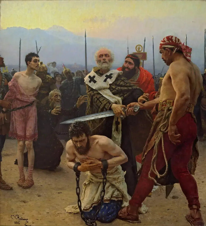 San Nicola che ferma il boia - Ilya Repin
