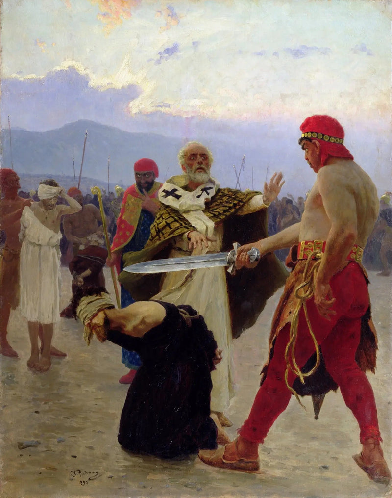 San Nicola di Myra salva tre innocenti dalla morte - Ilya Repin