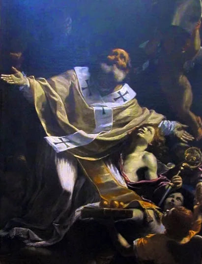 San Nicola in estasi - Mattia Preti