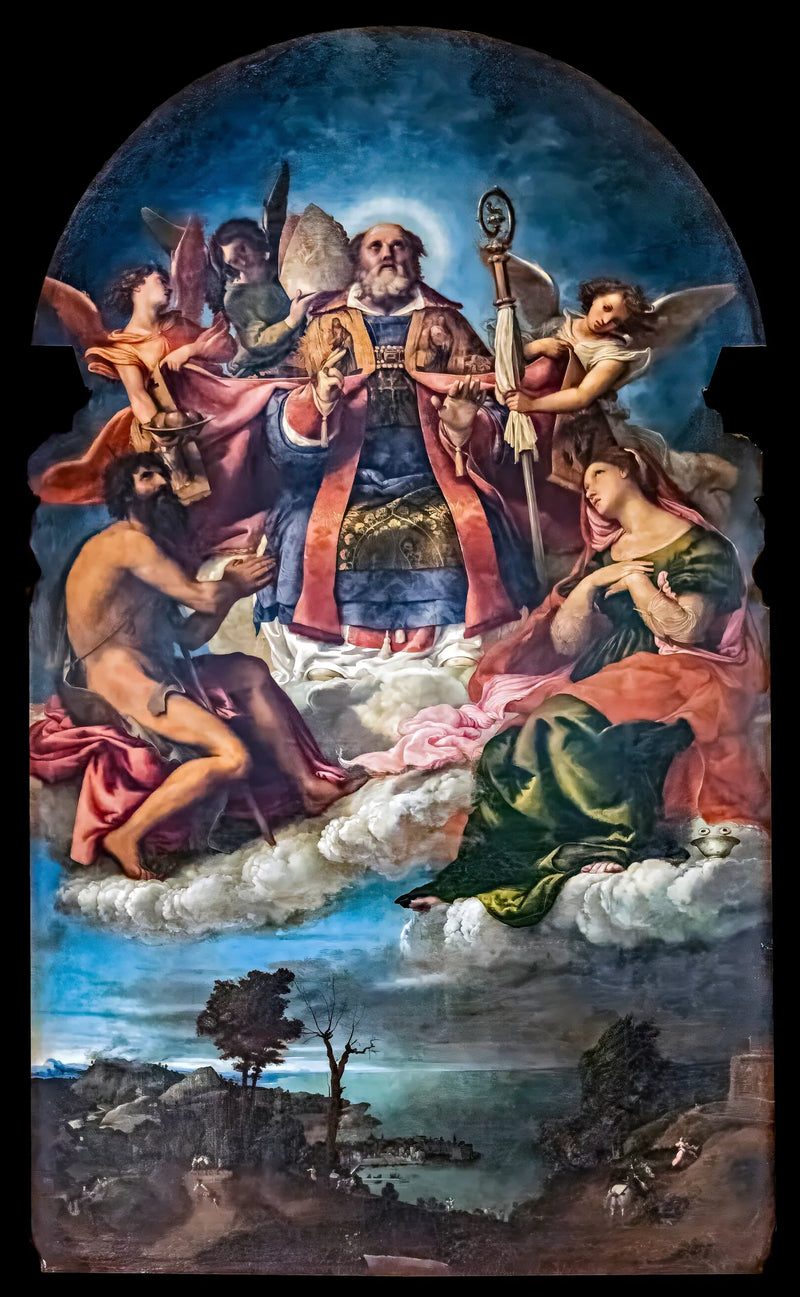 San Nicola in gloria - Lorenzo Lotto
