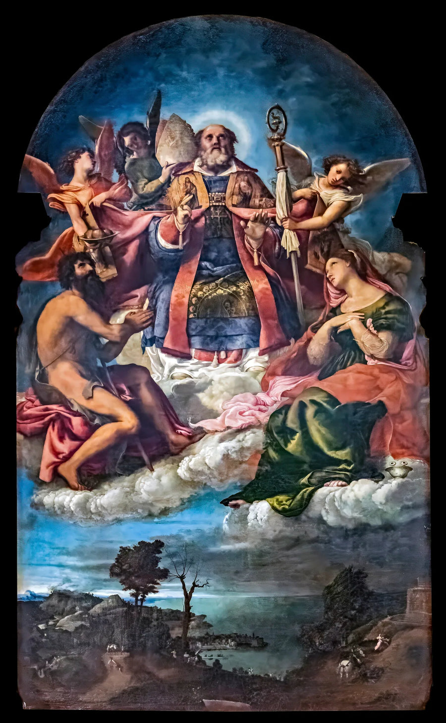 San Nicola in gloria - Lorenzo Lotto