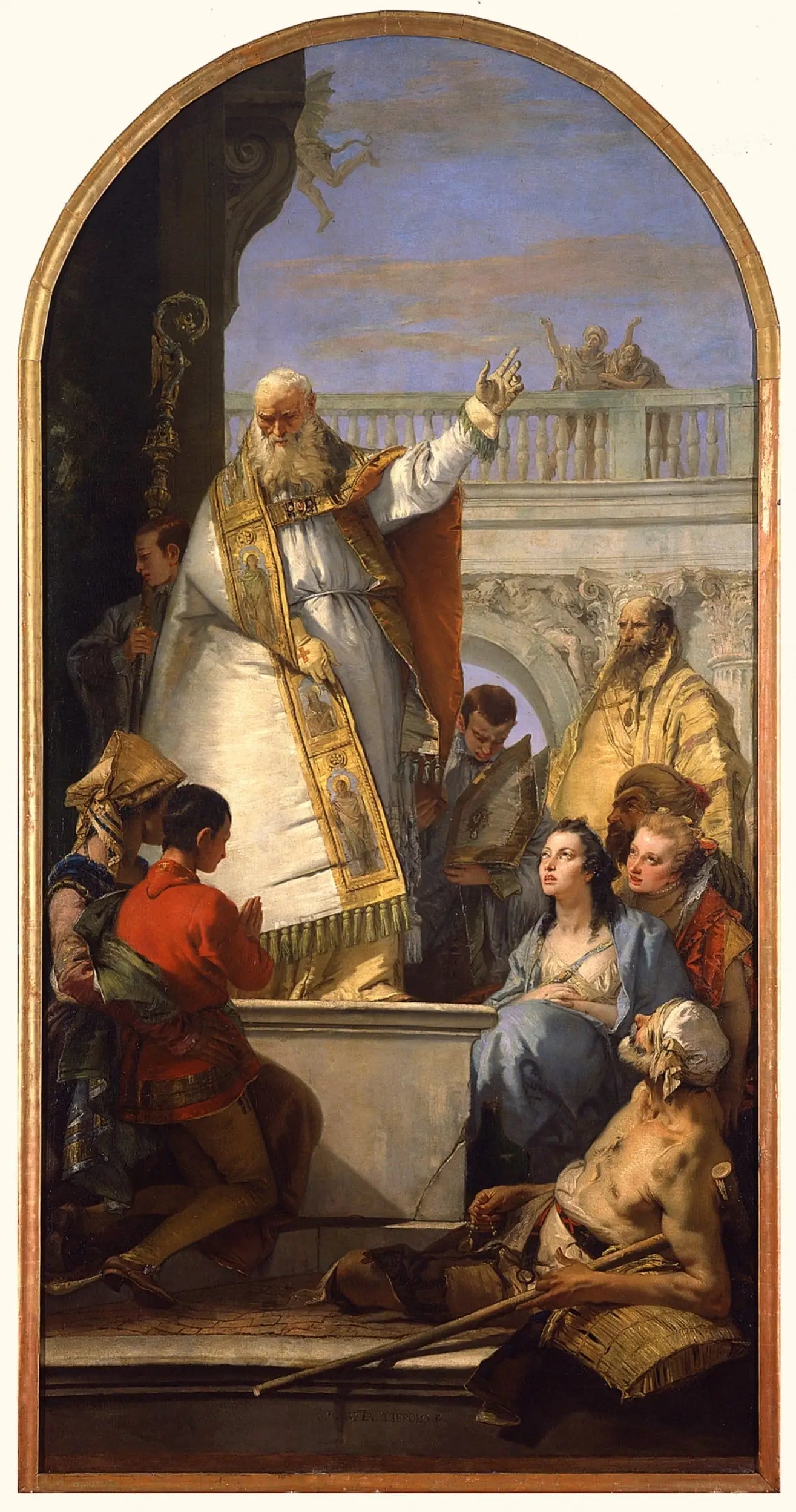 Saint Patrick évêque d’Irlande - Giovanni Battista Tiepolo - Alpha Reproduction