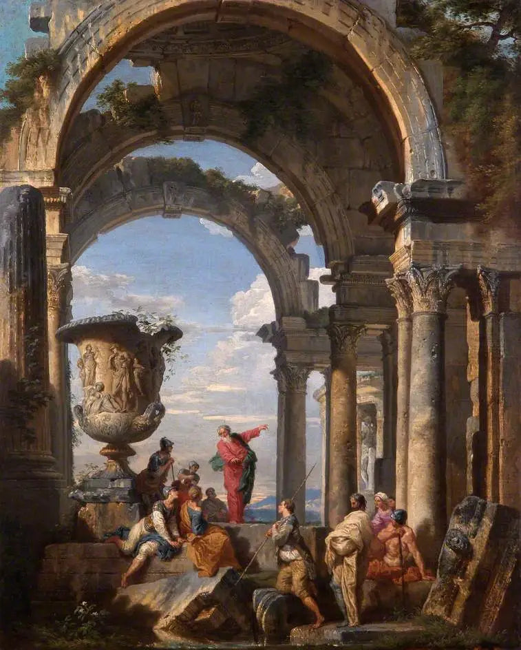 San Paolo che predica ad Atene - Giovanni Paolo Panini