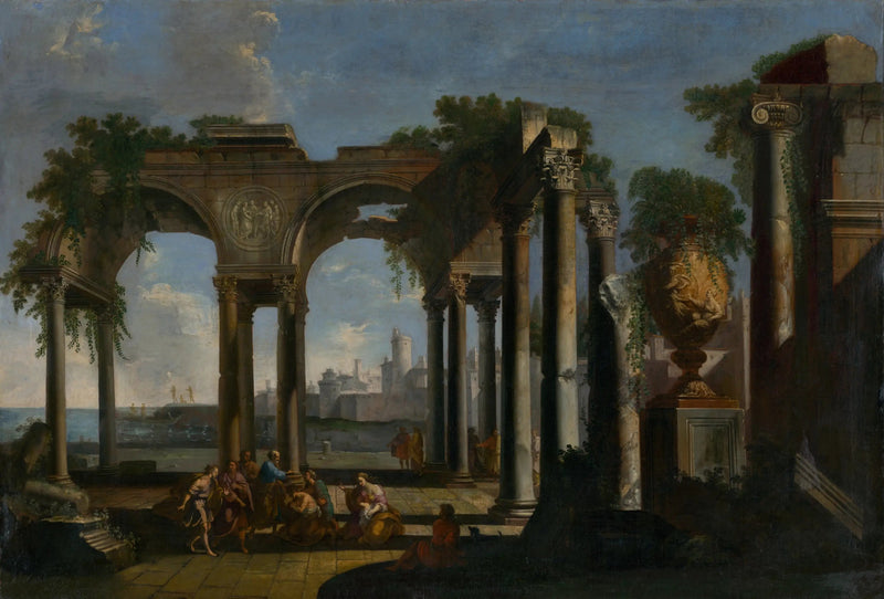 San Paolo predica in campagna - Giovanni Paolo Panini