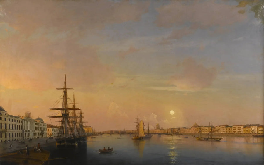 San Pietroburgo - Galeone sui moli - Ivan Aïvazovski