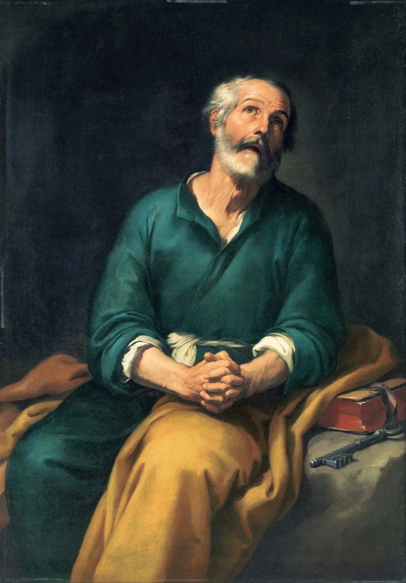San Pietro in lacrime - Bartolomé Esteban Murillo