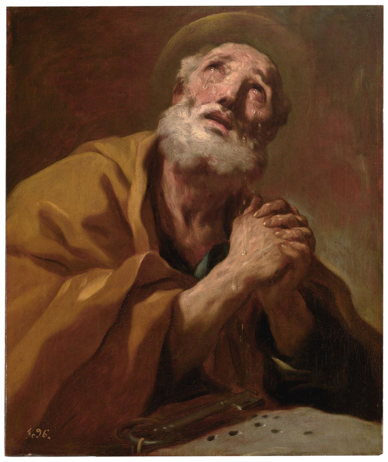 San Pietro in pianto - Luca Giordano