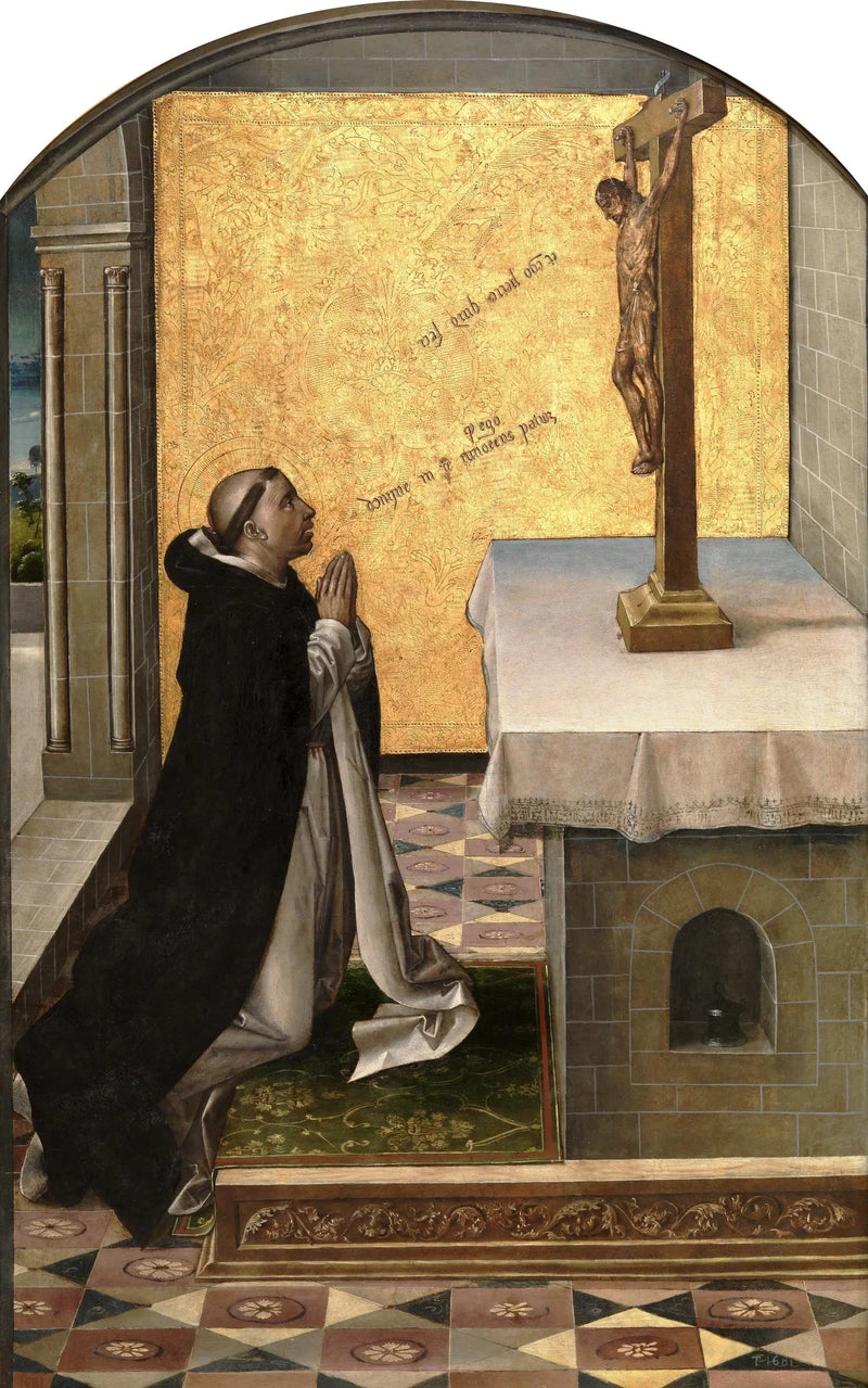 Santo Pietro il Martire in preghiera - Pedro Berruguete