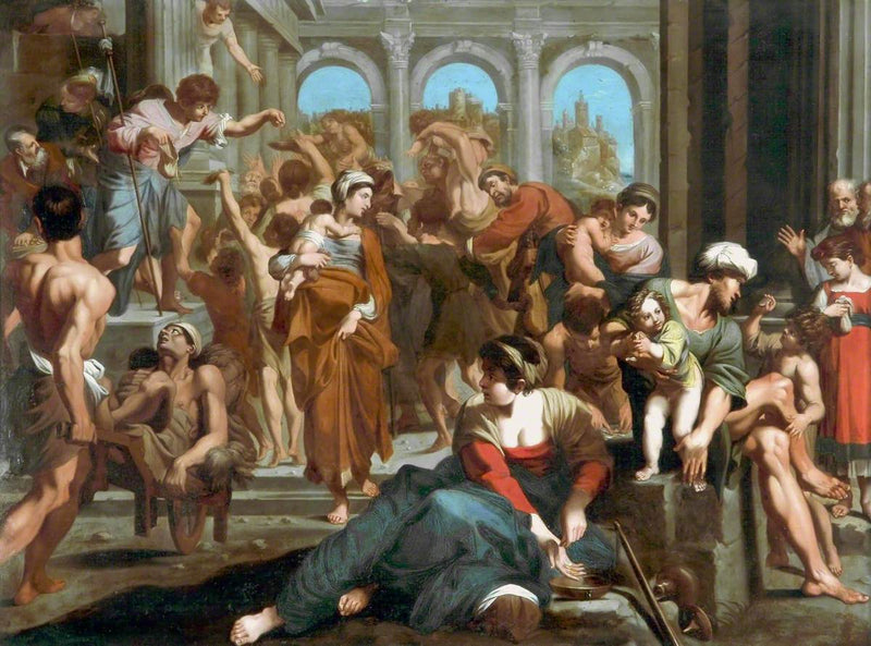 Sant'Rocca che distribuisce l'elemosina - Annibale Carracci