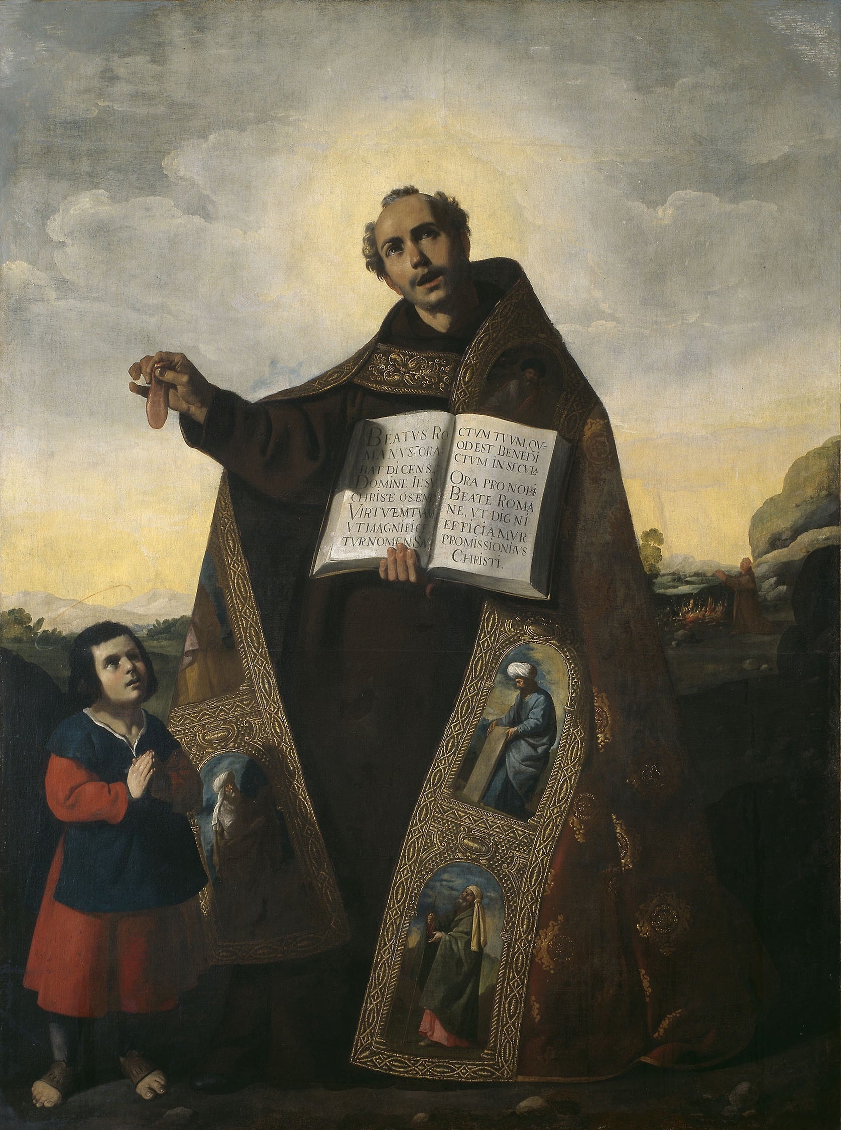 Saint Romain d'Antioche et Saint Barulas - Francisco de Zurbarán image 1 reproduction artisanale de tableau
