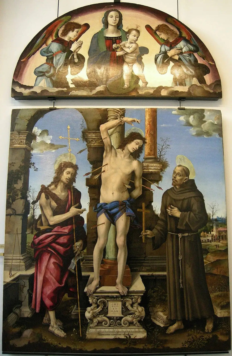 San Sebastiano con la Vergine e il Bambino - Filippino Lippi