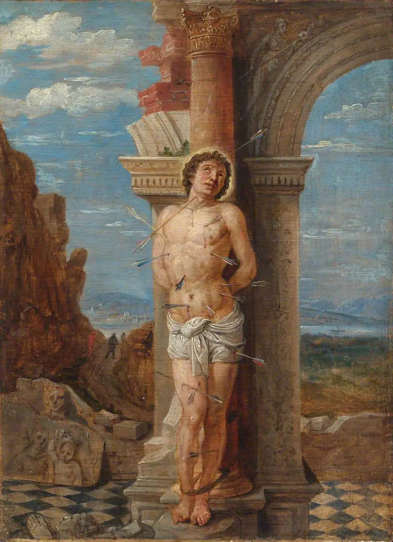 San Sebastiano (dopo Andrea Mantegna) - David Teniers il Giovane