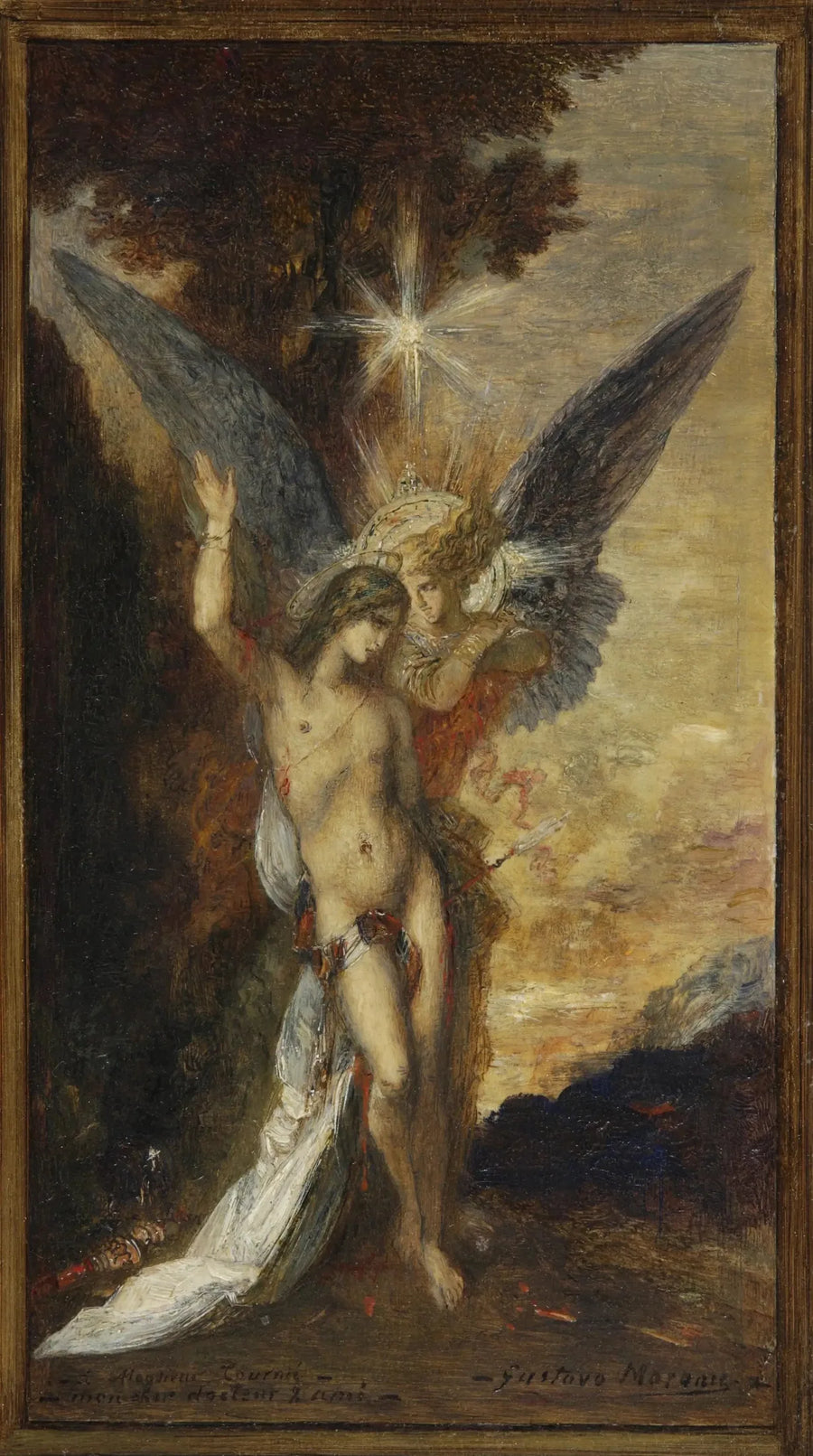 Sant'Elena e l'angelo - Gustave Moreau