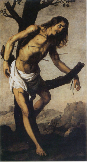 San Sebastiano - Francisco de Zurbarán