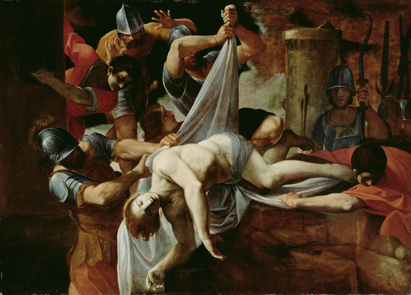 San Sebastiano gettato nella Cloaca Maxima - Ludovico Carracci