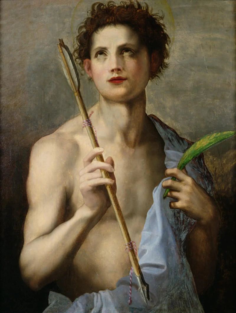 San Sebastiano in affitto due frecce e la palma del martirio - Andrea del Sarto