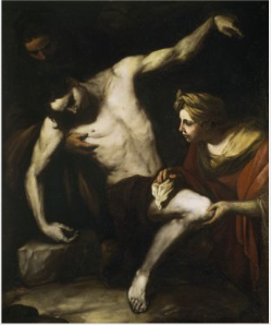 San Sebastiano protetto da Santa Irene - Luca Giordano